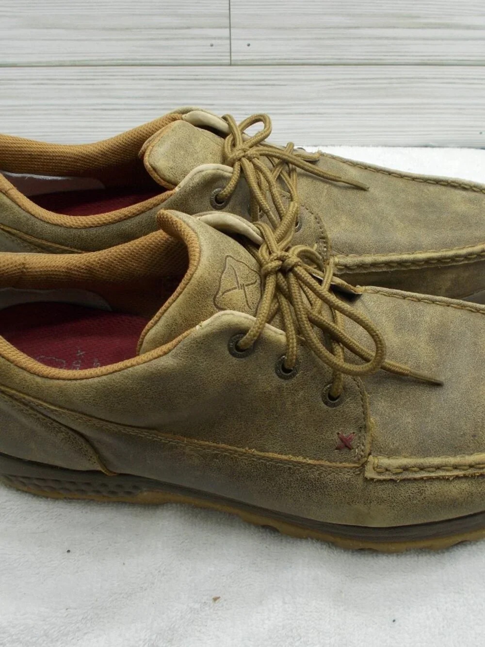 Twisted X Casual Shoes Mens 12 Leather Lace Up Bomber MXC0016